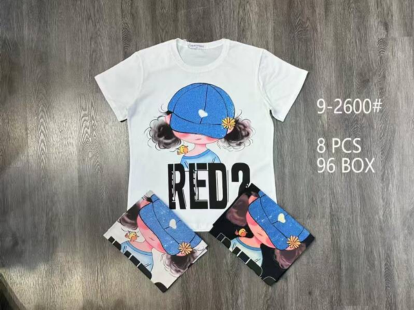 Bluzki damskie Roz Standard, Mix Kolor Paczka 8 szt